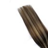 Real Hair Extensions Tape in Chocolate Brown to Caramel Blonde Highlights Human Hair Extensions20 Pieces 22 Inch 60 gram Skin Weft Hair Extensions Seamless Silk Remy Hair Tape on Extensions