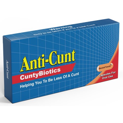 Gag Gifts for Men Funny Gifts Prank Pill Box Gifts for Men Christmas Gifts Funny - Prank Gift Birthday Gift for Dad Brother Friend Presents for Men Empty Prank Gift Box Fill It with Candy (Anti-C*nt)