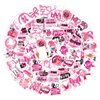 HOWAF 96 Pieces Breast Cancer Awareness Tattoos Face Tattoos Pink Ribbon Waterproof Temporary Tattoos Stickers for Girls Hope Fight Breast Cancer Party Fundraising Event Face Body Tattoo Accessories