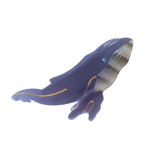 Royal Whale Hair Clip,Acetate Claw Clips,Hair Clips for Women
