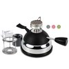 BLUEFIRE Butane Mini Burner for Tabletop Coffee Siphon Syphon/w Furnace Stand and Assembly Rack Ceramic Windproof Torch Head Portable Cooking Stove Espresso Maker Chafing Soup Tureens Fondue Bunsen