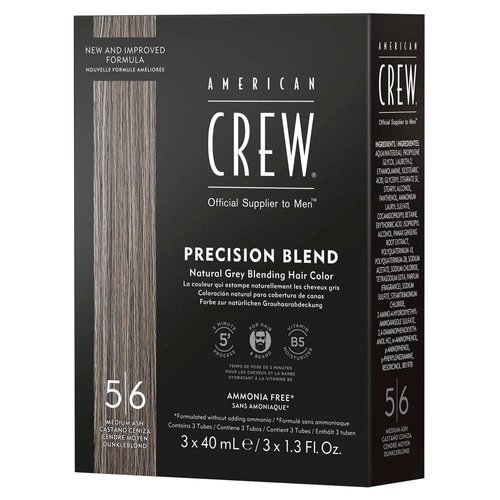 American Crew Men's Temporary Hair Color, Temporary Hair Dye, Natural Gray Coverage, Medium Ash, 1.35 Fl Oz