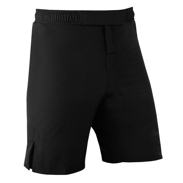 RAOR Kids Mixed Martial Arts MMA Short BJJ Training Muay Thai (Black, Y-Medium)