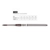 Escoda Versatil 1548 Series Artist Watercolor and Acrylic Paint Brush, Short Handle, Travel, Size 8