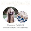 TELETIES - Medium Flat Square Hair Clip - Fall Collection - Hair Claw Clips for Women - Strong Grip, Bendable Teeth, Curved Design - For All Hair Types and Textures - Burgundy Bliss