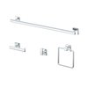 Gatco 4052 Elevate Towel Ring, Chrome, 6.13" Wide