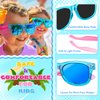 GIFTINBOX Kids Sunglasses Bulk, 16 Pack Kids Sunglasses Party Favor with UV400 Protection, Neon Sunglasses for Boys Girls Goody Bag Stuffers, Beach Pool Birthday Party Favors for Kids 3 4 5 6 7 8