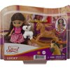 Mattel Spirit Untamed Young Lucky Doll (Approx. 4-in) with 5 Movable Joints & Story Accessories Incuding Rocking Horse & Small Horse