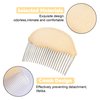 2Pcs Charming Bump It Up Volume Inserts Hair Comb, Do Beehive Hair Style Tool Hair Comb, Do Beehive Hair Base Styling Accessories for Women Lady Girl (Beige)