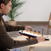DAHONPA Titanic Model Building Block Set Mid-Sized Set,481 Pieces with Figures, Cruise Ship Titanic Model with Stand, Display and Collect Toy Gifts for Kid and Adult
