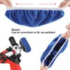 9 to 10 Inches 9Pcs Buffer Waxers Bonnet Set Polishing Pads Car Wax Cover Kit - 4 Microfiber, 3 Coral Fleece, 2 Woolen, for Orbital Buffer Polisher