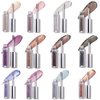 12 Color Sparkling Eyeshadow -Diamonds Phantom Color Water-based Eyeshadow Lasting Waterproof Sparkling Glitter Liquid EyeShadow Metallic Pigment (12 color set)