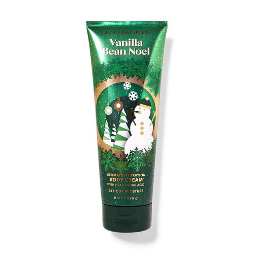 Bath & Body Works Vanilla Bean Noel Ultra Shea Body Cream, 8 Ounce, Multicoloured
