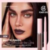 AMY'S DIARY 2pcs Chocolate Lip Liner & Lipstick&Shiny Clear Lip Oil Makeup Set, Liquid Lipstick 24H and Lip Liner Set Matt Liquid Lips Make Up Waterproof Long Lasting (02#, 2 Pcs Set)