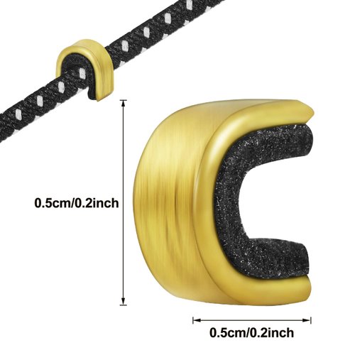 Gejoy 40 Pieces Nock Points Archery String Nocking Points Bow String Buckle Clip for Compound and Recurve Bow