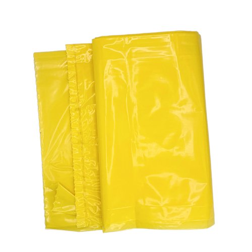 USA-Made Colorful Trash Bags in Variety of Sizes and Colors (10, YELLOW 14 GALLONS)