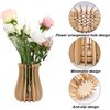 Wooden Vase for Lego Flowers, Cute Flower Vase for Lego Rose Bouquet Arrangement Vase Building Set Wooden Puzzle Flower Vase Display Stand for Lego Flowers Gifts Flower Lovers