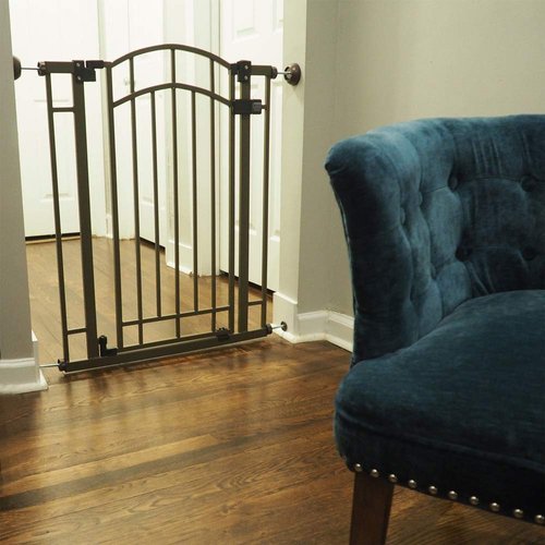 Baby Gate Guru Extra Long M8 (8mm) Spindle Rods for Pressure Mounted Baby and Pet Safety Gates 4 Pack Replacement Set (8mm, Bronze)