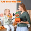 Funny Halloween Mummy Plush Gift Toys Interactive Scare Plush Toys That Bounce Out of Halloween Candy Boxes Halloween Party Favorite for Kids Toddlers Teens and Adults