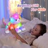 Glow Guards 13'' Lying Light up Rainbow Cat Plush Toy Rainbow Kitty Soft Stuffed Animal Bed Night Light Birthday for Toddler Kids