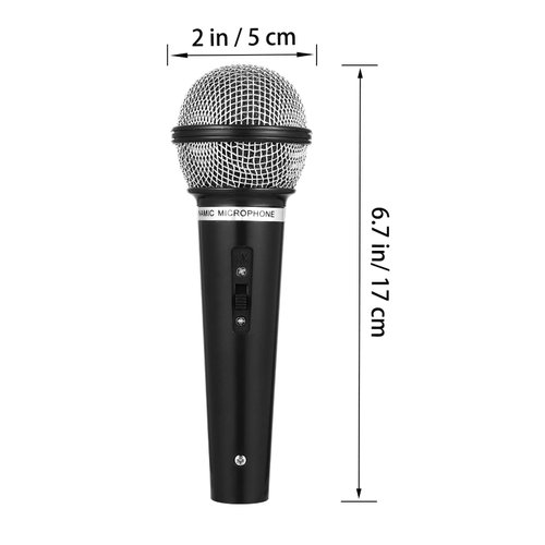 NCWIND Kids Microphone Pretend Microphone Toy Plastic Microphone Fake Microphone Prop for Birthday Party Favors Pretend Play or Costume Prop