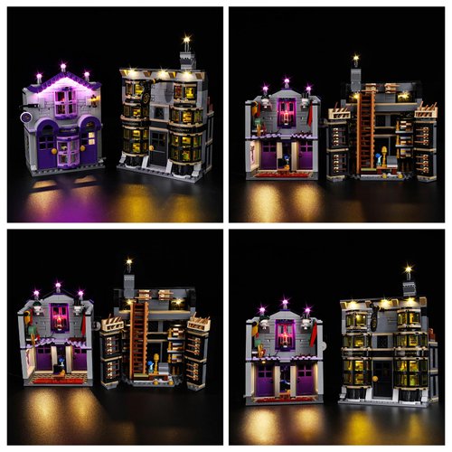 Kyglaring LED Lighting Kit for Lego Ollivander & Madam Malkin's Robes Building Set, Compatible with Lego 76439 （NO Lego Sets