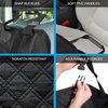Dog Car Front Seat Cover Pet Bucket Seat Covers Luxury Washable Material Waterproof Nonslip Pet Single Seat Cover for Cars Truck SUV Seatbelt Leash Included