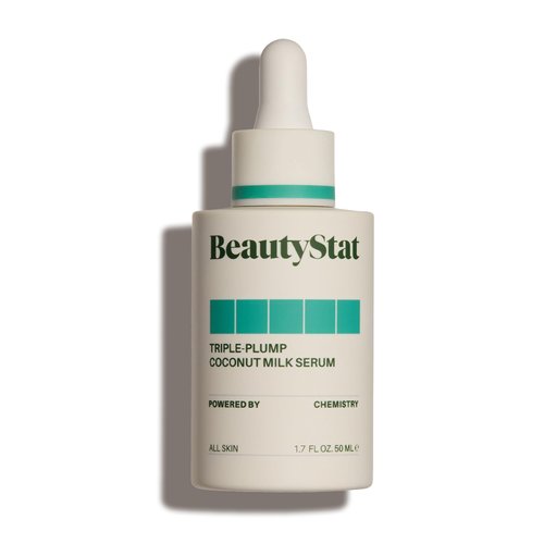BeautyStat Triple-Plump Coconut Milk Serum - Moisturize, Plump, & Revitalize with Hyaluronic Acid, Polyglutamic Acid, Microsilver, & Coconut Complex (30 ml / 1 fl oz)