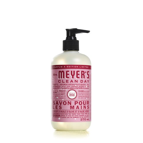 Mrs. Meyer's Clean Day Liquid Hand Soap, Cruelty Free and Biodegradable Hand Wash Made with Essential Oils, Peppermint Scent, 370 ml Soap Pump Bottle