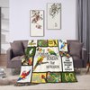 Parrot Blanket Soft Cozy Parrot Bird Throw Blanket Gift for Women Girls Super Plush Warm Parrot Stuff Lightweight Fleece Flannel Gift Blankets for Kids Adults 50"X40"