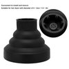 Betued Universal Collapsible Hair Dryer Diffuser, Portable, Foldable, Lightweight, Black
