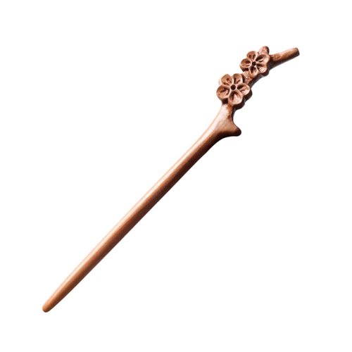 Mikinona Decorative Wooden Hair Chopsticks for Women Chinese Hair Styling Tool Elegant Hair Stick...