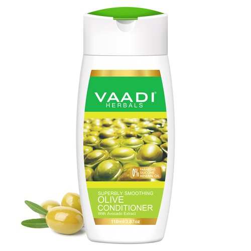 Vaadi Herbals Silky Smooth Conditioner ★ Olive Oil Conditioner with Avocado Extract ★ Herbal Cond...