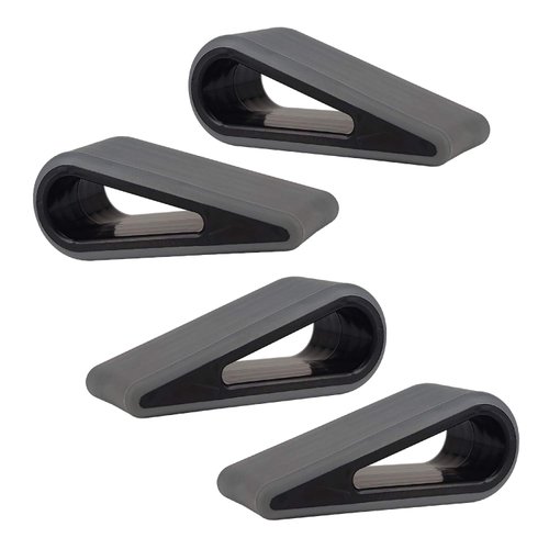Laptop Notebook Holder, Yeebline Universal 4-Pack Anti-Slip Durable Silicone Tilting Wedge Riser for Desk, Ultra Compact Portable Ventilated Stand and Elevated Feet for Tablet Keyboard (Grey)
