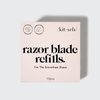 Kitsch Double Edge Razor Blades Refills - Bikini Safety Razor Blades Refill | Womens Shaver Refills for Smooth Skin, Designed for Close Shave, Refills for Shaving Razor Men, Holiday Gift, 10 Pc