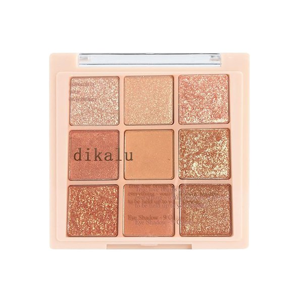GHFCZOO Rose Gold Dark Brown Colorful neutral Eyeshadow Palette Makeup,9Color Matte Shimmer Natural Smokey Eye Eyeshadow palettes Highly Pigmented Neutral Long Lasting Waterproof (04#)