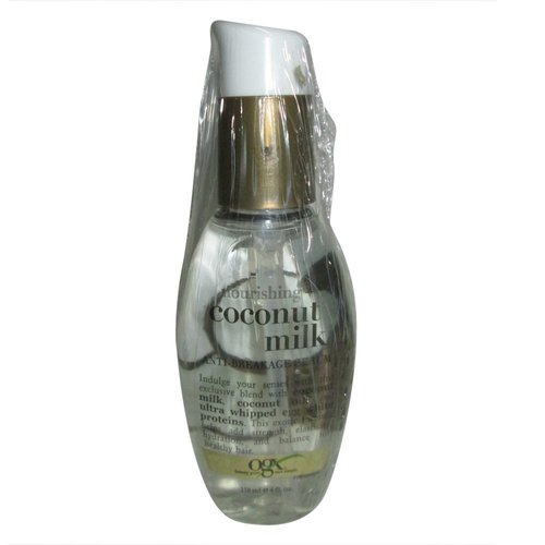 Vogue International Ogx Serum AntiBreakage Ounce 118ml, Nourishing Coconut Milk, 4 Fl Oz