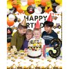 SKRCUI Construction birthday party supplies dump truck party decorations, construction theme tablecloth background cupcake decorations boy third birthday decorations boy birthday decorations balloons
