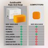 GoldSnailRX KOJIC ACID SOAP Original Dark Spot Remover (PACK OF 2 W/BAG) Authentic Kojic Acid Soap For Body Whitening-Kojic Acid Soap with Vitamin C,Tumeric, infused w/Hyaluronic Acid,Shea Butter