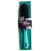 Goody Total Texture Detangler Brush, Hair Brush with Firm Bristles, Smoothens Frizz, Ergonomic Design, Use as a Detangling Brush or Styling Brush for Textured Hair, Vibrant Turquoise