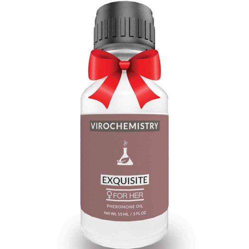 VIROCHEMISTRY Pheromones For Women (EXQUISITE) - Elegant, Ultra Strength Organic Fragrance Body Perfume Oil 15mL Concentrate [Human Grade Pheromones to Attract Men]