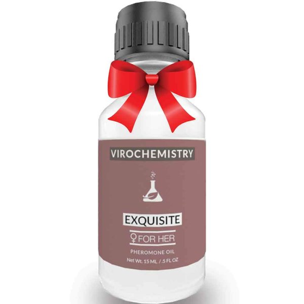 VIROCHEMISTRY Pheromones For Women (EXQUISITE) - Elegant, Ultra Strength Organic Fragrance Body Perfume Oil 15mL Concentrate [Human Grade Pheromones to Attract Men]