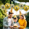 18Pcs Gold 6th Birthday Decorations Happy 6th Birthday Balloons 6th Birthday Latex Balloons Confetti Balloons for Boys Girls 6 Years Old Birthday Anniversary Party Decor Supplies 12 inch