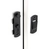 INIRET 2 Packs Barn Door Latches，2.75” x 2.02” Matte Black Stainless Steel barn gate flip Door Latch Bi-fold Door Lock,Sliding Door Antique Lock Gate Latches Wine Cabinet Closet Door Latches