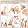 Baby Musical Instruments, Montessori Wooden Toys for Toddlers 1-3, Neutral Colors Percussion Instruments, Modern Boho Xylophone for Kids, Preschool Educational Baby Musical Toys
