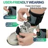 JOMECA Drop Foot Brace with Reel-Adjust Dorsiflexion Drop Foot Support Lifting Up Foot Drop Brace for Walking with Shoes for Foot Drop Cause by ALS,MS,Stroke,Diabetic Neuropathy AFO Fit Women & Men (1, Gray-Black)