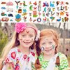Konsait 24 Sheets Animal Temporary Tattoos for Kids(230+pcs), Zoo Jungle Sea Animal Fake Tattoos Waterproof Tattoo Sticker Decor for Children Boys Girls Animal Birthday Party Favor Gift Bags Filler