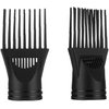 Hair Dryer Diffuser Professional Universal Hairdressing Wind Blow Cover Comb Attachment Nozzle Black Straightening Detangling Fine Curly Natural Hair Professional Processed Hair Dryers and Accessories