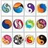 Ying Yang Temporary Tattoos - Set of 12