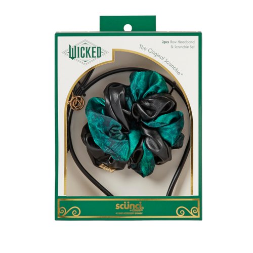 Conair Wicked Bow Headband & Twist scrunchie set - hair accessories - hair accessories for girls - gifts for her - Scunci 2PK
